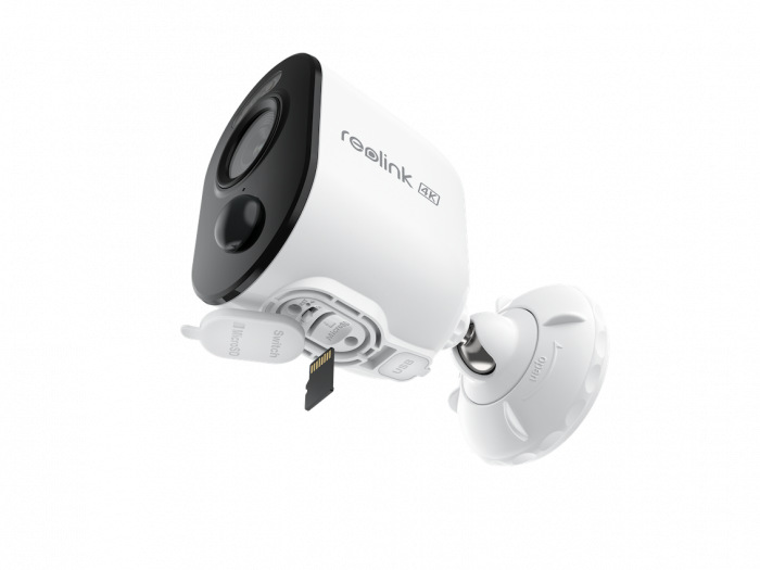 Wireless Surveillance Camera Reolink Argus B310 with Solar Panel, Rechargeable Battery, 3MP, Color Night Vision, Person/Vehicle Detection, Push Alerts, MicroSD Slot [2]