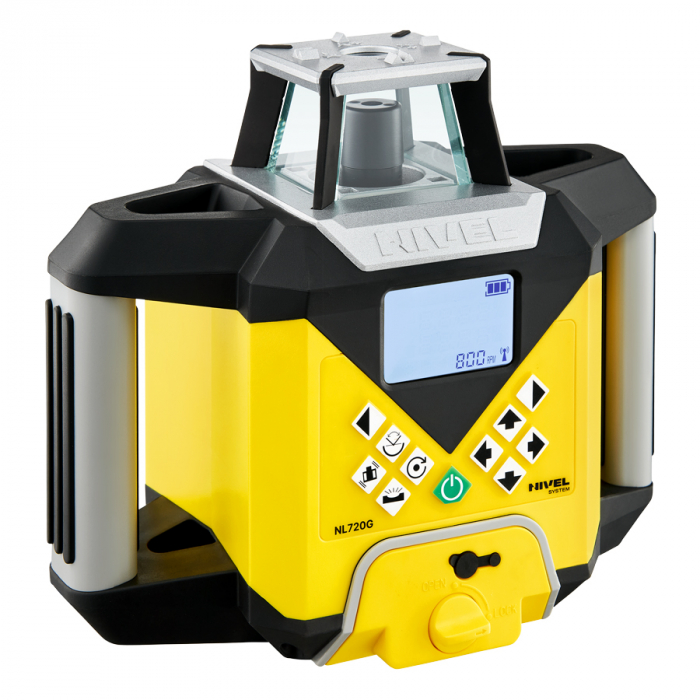 Nivel System NL720G DIGITAL rotating laser, green beam, vertical and horizontal planes a with slopes, at wide range of 700 m, autoalignment [5]