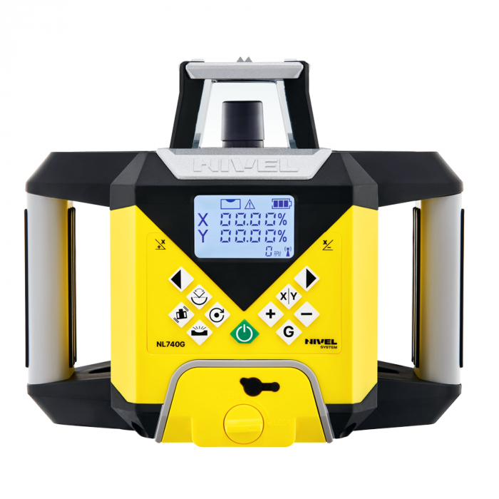 Nivel System NL740G DIGITAL rotating laser, green beam, vertical and horizontal planes a with slopes, at wide range of 700 m, autoalignment [3]