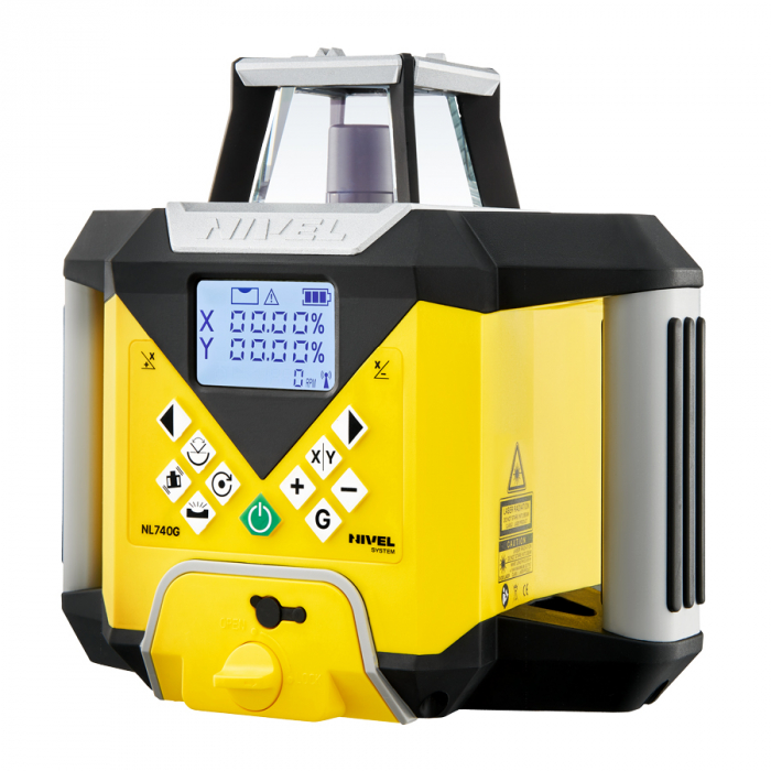 Nivel System NL740G DIGITAL rotating laser, green beam, vertical and horizontal planes a with slopes, at wide range of 700 m, autoalignment [4]