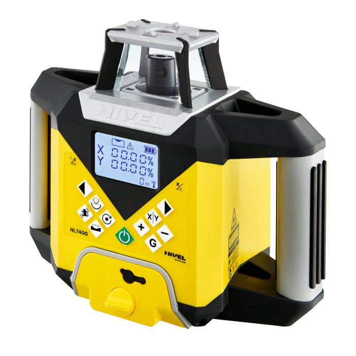 Nivel System NL740G DIGITAL rotating laser, green beam, vertical and horizontal planes a with slopes, at wide range of 700 m, autoalignment [6]