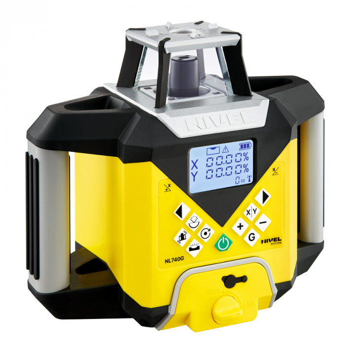 Nivel System NL740G DIGITAL rotating laser, green beam, vertical and horizontal planes a with slopes, at wide range of 700 m, autoalignment [5]