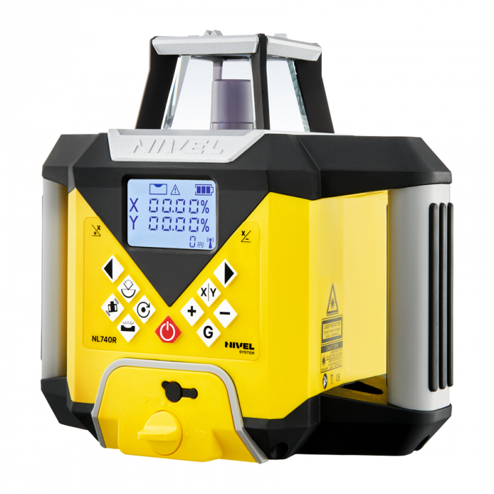 Nivel System NL740R DIRITAL rotating laser, red beam, vertical and horizontal planes a with slopes, at wide range of 700 m, autoalignment [4]