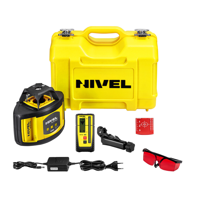 Nivel System NL520R DIGITAL rotating laser, red beam, horizontal plane, range 500m [6]