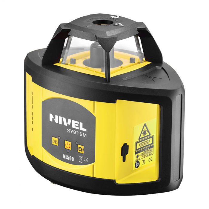 Nivel System NL520R DIGITAL rotating laser, red beam, horizontal plane, range 500m [3]