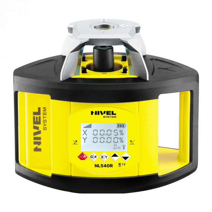 Nivel System NL540R DIGITAL rotating laser, green beam, horizontal and vertical tasks, digital slope, range 500m [4]