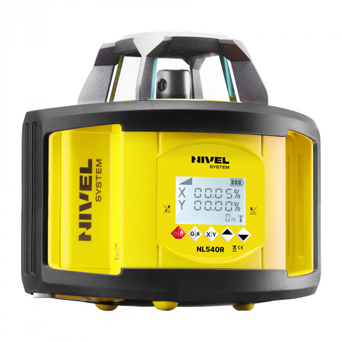 Nivel System NL540R DIGITAL rotating laser, green beam, horizontal and vertical tasks, digital slope, range 500m [3]