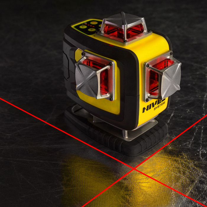 Nivela laser in cruce Nivel System CL4D-R, 4D, Multifuncționala, laser rosu, 4 planuri laser (360 grade) [5]