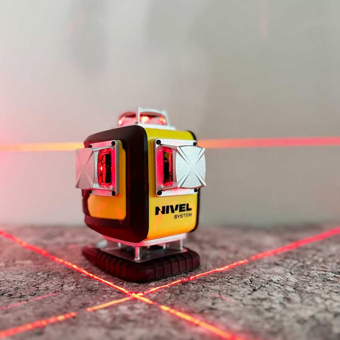 Nivela laser in cruce Nivel System CL4D-R, 4D, Multifuncționala, laser rosu, 4 planuri laser (360 grade) [9]