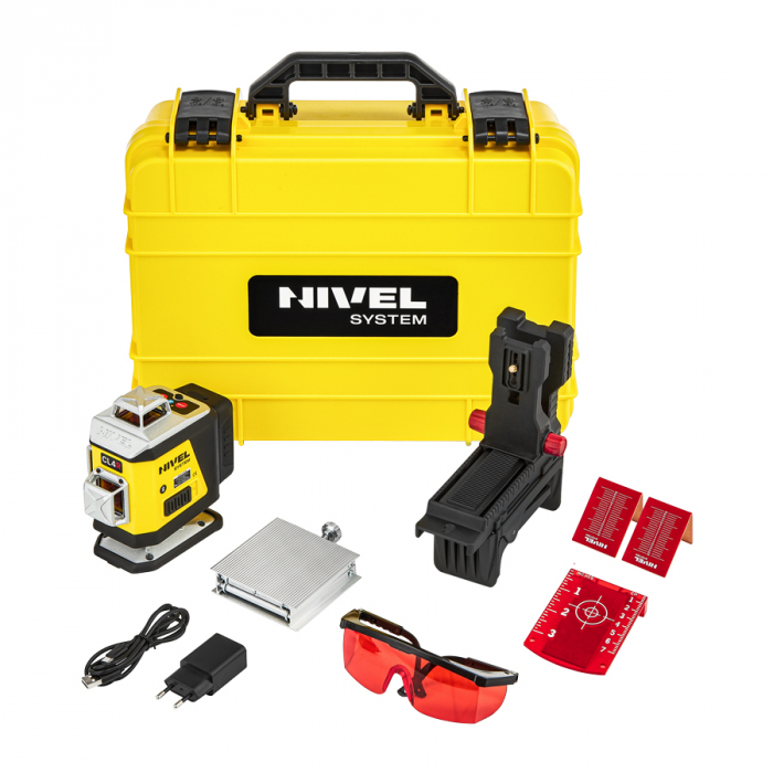 Nivel System CL4R, 4D, Multifunctional, red laser, 4 laser planes (360 degrees) [5]