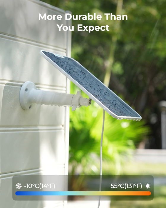 Panou solar cu mufa USB-C pentru camerele de supraveghere Reolink [4]