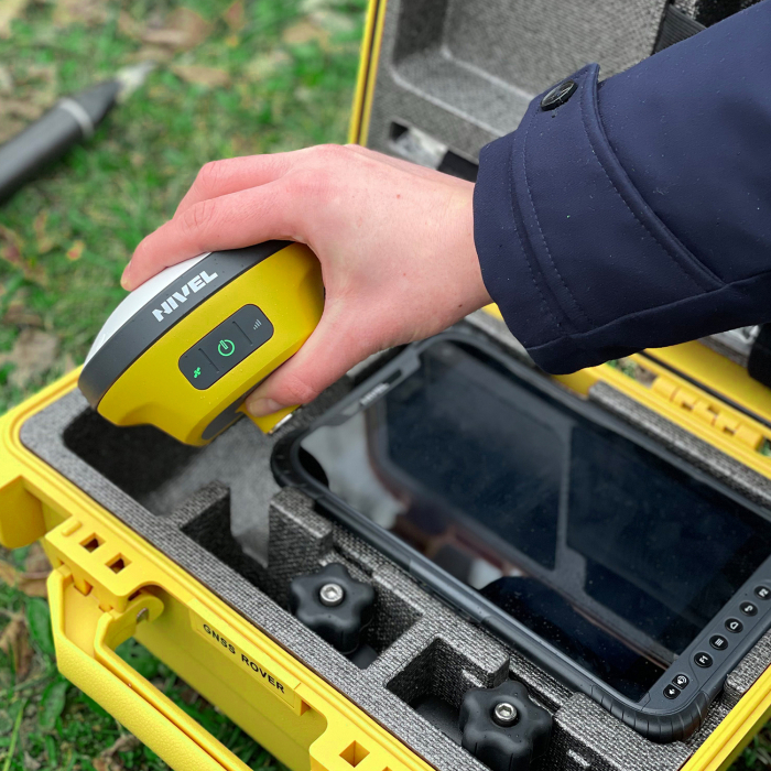 GNSS Receiver, Nivel System Point 3 with latest generation IMU, 1408 GNSS channels, over 10 hours field operation, IP67 protection [3]