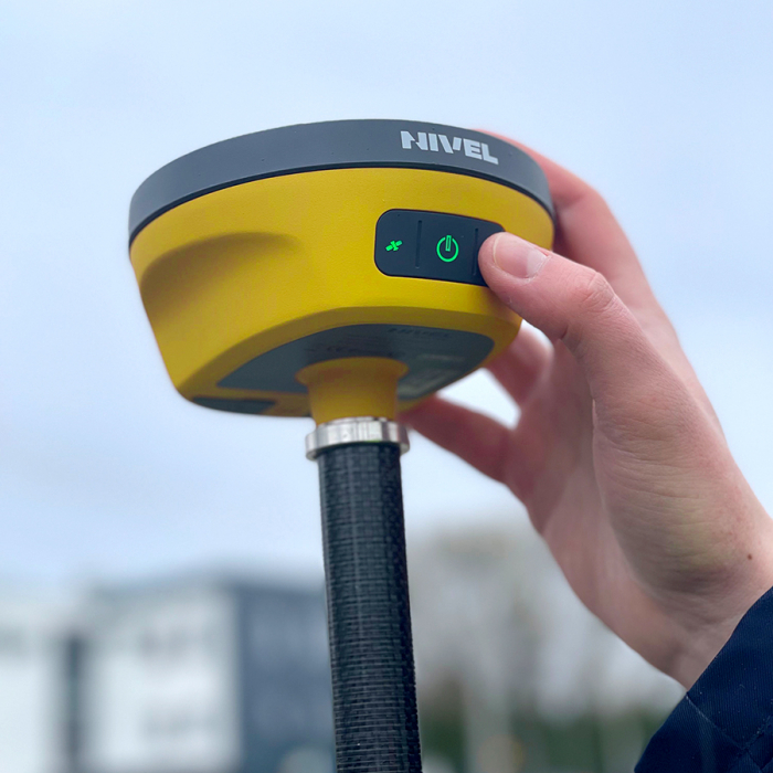 GNSS Receiver, Nivel System Point 3 with latest generation IMU, 1408 GNSS channels, over 10 hours field operation, IP67 protection [7]