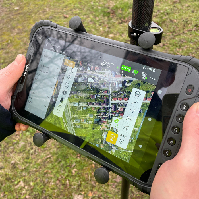 GNSS Receiver, Nivel System Point 3 with latest generation IMU, 1408 GNSS channels, over 10 hours field operation, IP67 protection [5]