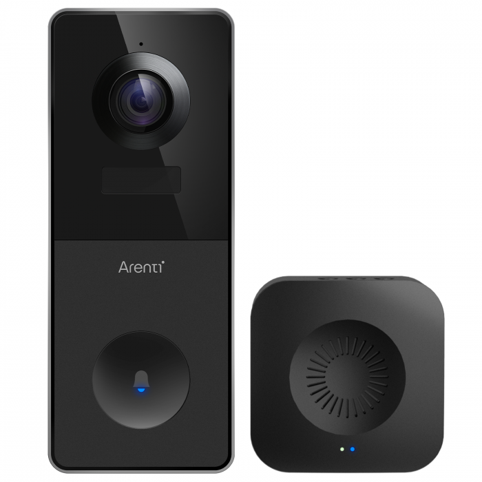 Sonerie Video Arenti VBELL1, WIFI, baterie reincarcabila, vedere nocturna, rezolutie 2K Ultra HD, senzor de miscare, alerte Push pe telefon [3]
