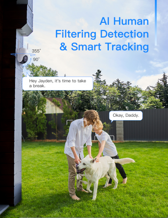 Arenti OP1 surveillance camera, WIFI, person detection, night vision, 2.5K 4MP UHD resolution, motion sensor, push alerts [4]