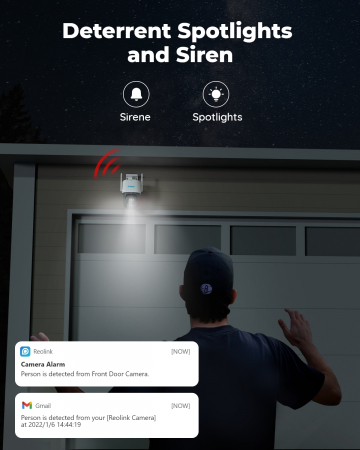 Camera de supraveghere Reolink TrackMix cu baterie reincarcabila, WIFI, , 4MP, auto zoom tracking, detectare persoana/vehicul, doua obiective [8]