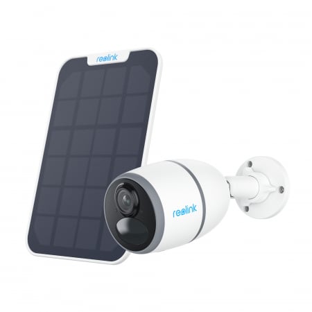 Conexiune 4G - Camera de supraveghere cu Panou Solar si 4G, baterie reincarcabila, Reolink G330, 4 MP, detectare persoana/vehicul, notificari pe telefon
