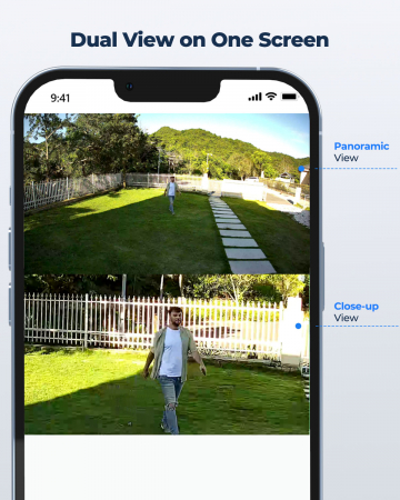 Reolink TrackMix P760, POE surveillance camera, 8MP, auto zoom tracking, person/vehicle detection, color night vision, two lenses [7]