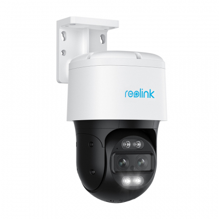 Reolink TrackMix POE surveillance camera, 8MP, auto zoom tracking, person/vehicle detection, color night vision, two lenses [1]