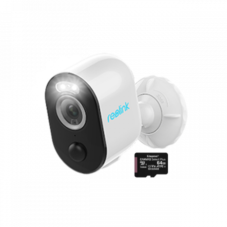 Conexiune Wi-Fi - Package surveillance camera with 64GB MicroSD Card, Reolink Argus 3 PRO WIFI, 2K resolution