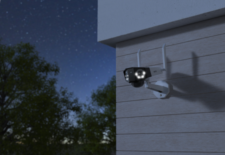 Camera de supraveghere Reolink DUO 4G - LTE si baterie reincarcabila, lentile duble, detectare Persoana/Vehicul, vedere nocturna color, rezolutie 2K, slot MicroSD, unghi vizualizare orizontal 150° [5]