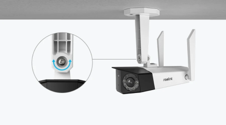 Reolink W730, WIFI dual lens surveillance camera with 8MP resolution, Person/Vehicle detection, 180° horizontal viewing angle [5]