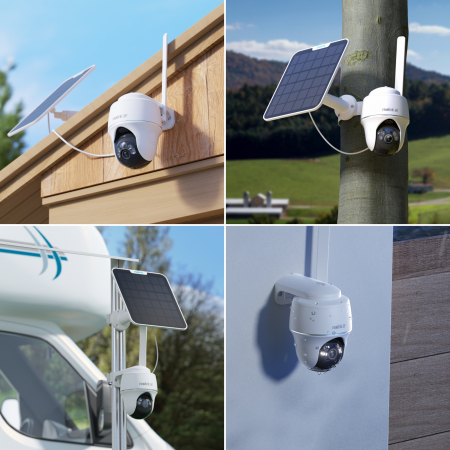 Camera de supraveghere Reolink Go PT Ultra G440 cu Panou Solar, 4G - LTE, baterie, vizibilitate  360°, detectare Persoana/Vehicul, rezolutie 4K [1]