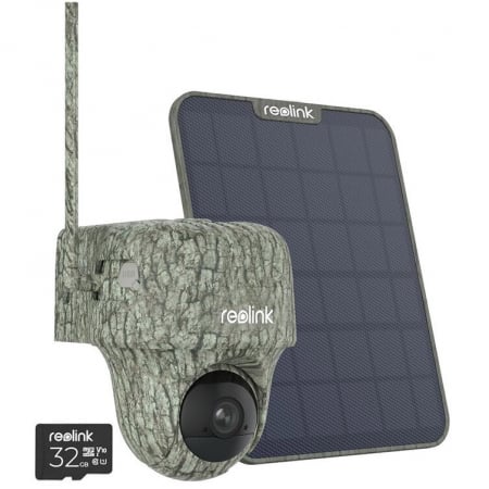 Conexiune 4G - Reolink Ranger GO PT G450 surveillance camera with solar panel, GSM / LTE / 4G, rechargeable battery, 4K / 8 MP, person/animal detection