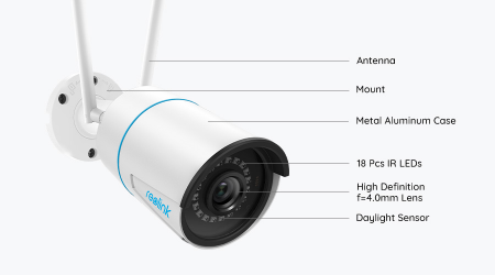 Camera de supraveghere Reolink W320, WIFI, cu inteligenta artificiala, detectare Persoana/Vehicul, rezolutie de 5MP, senzor de miscare [5]