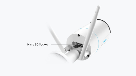 Pachet camera de supraveghere cu Card MicroSD 64 GB, Reolink RLC 510WA WIFI, rezolutie de 5MP Super HD [3]