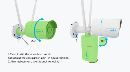 Pachet camera de supraveghere cu Card MicroSD 64 GB, Reolink RLC 510WA WIFI, rezolutie de 5MP Super HD [2]
