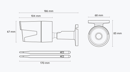 Pachet camera de supraveghere cu Card MicroSD 64 GB, Reolink RLC 510WA WIFI, rezolutie de 5MP Super HD [1]