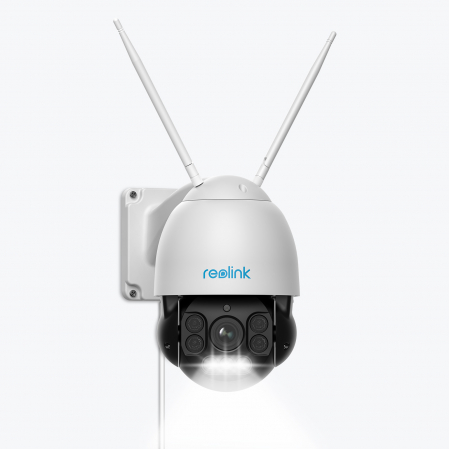Conexiune Wi-Fi - Reolink RLC-523WA Surveillance Camera with PTZ, WIFI, Auto Tracking, Person/Vehicle Detection, Color Night Vision, Micro SD Card Slot, 5MP Super HD Resolution, Motion Sensor