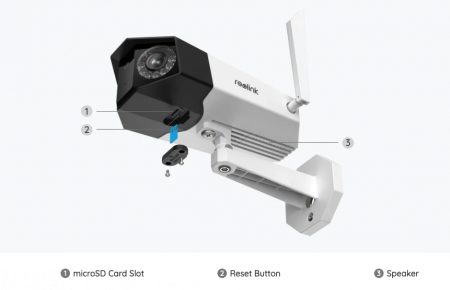 Reolink W730, WIFI dual lens surveillance camera with 8MP resolution, Person/Vehicle detection, 180° horizontal viewing angle [2]