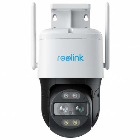 Reolink TrackMix WiFi surveillance camera, 8MP, auto zoom tracking, person/vehicle detection, color night vision, two lenses [1]