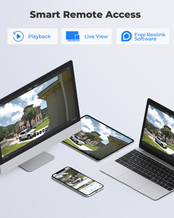 Reolink TrackMix WiFi surveillance camera, 8MP, auto zoom tracking, person/vehicle detection, color night vision, two lenses [9]