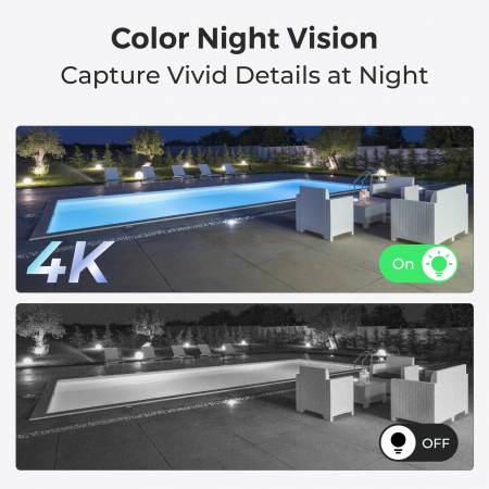 Camera WiFi Standalone 4K, Reolink Argus B350, 8MP Ultra HD, Alimentare Baterie Reincarcabila, Vedere Nocturna Color, Detectie Persoane/Vehicule/Animale, Audio Bidirectional, Slot MicroSD [4]