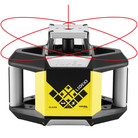 Laser rotativ Nivel System NL320R Digital cu fascicul roșu [1]