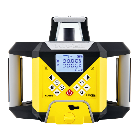 Nivel System NL740R DIRITAL rotating laser, red beam, vertical and horizontal planes a with slopes, at wide range of 700 m, autoalignment [2]