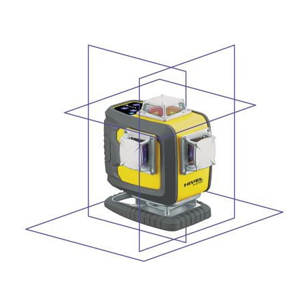 Levels / Lasers - Nivel System CL4D-P, 4D, Multifunctional, red laser, 4 laser planes (360 degrees)