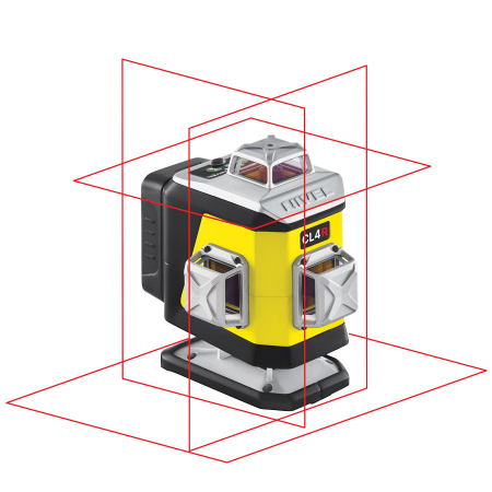 Levels / Lasers - Nivel System CL4R, 4D, Multifunctional, red laser, 4 laser planes (360 degrees)