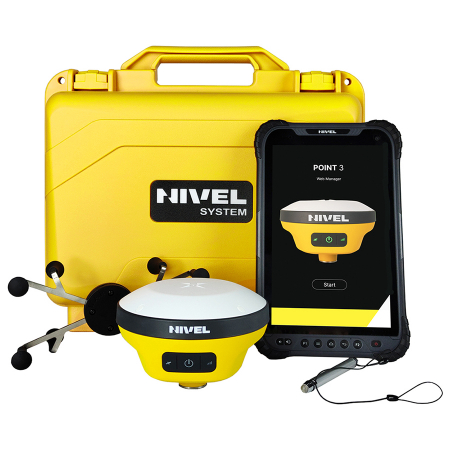 GNSS Receiver, Nivel System Point 3 with latest generation IMU, 1408 GNSS channels, over 10 hours field operation, IP67 protection [1]