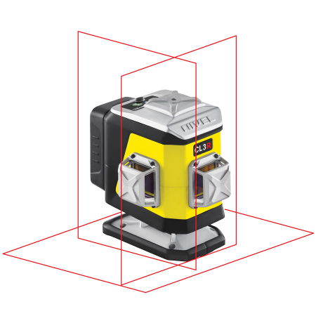 Tools and measuring devices - Nivel System CL3R, 3D, Multifunctional, red laser, 3 laser planes (360 degrees)