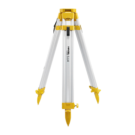 Accesorii - Trepied Nivel System SJJ4 din aluminiu  cu cleme de blocare și baza de prindere plată