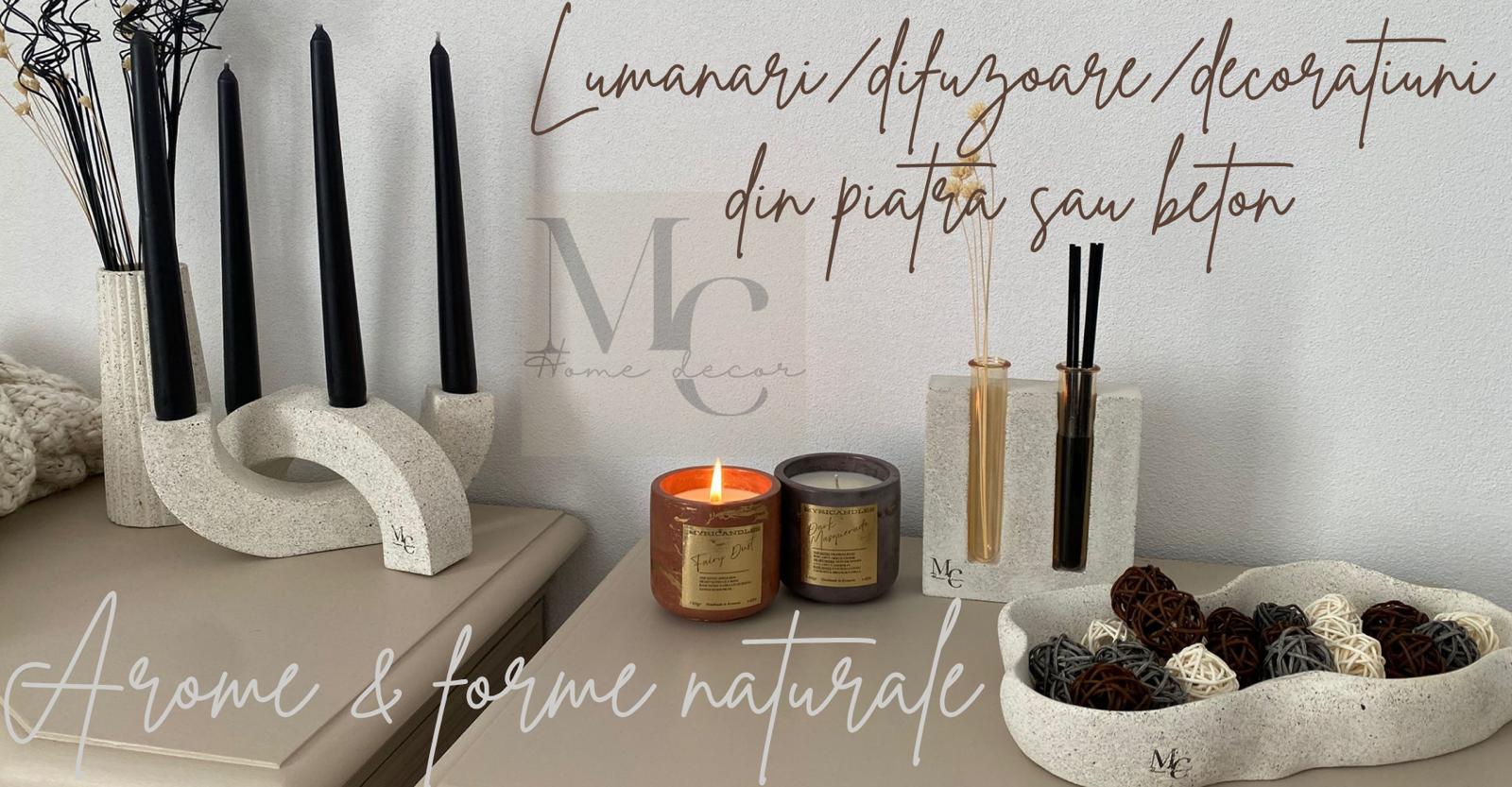 Lumânări turnate cu grijă – design natural și aromă delicată