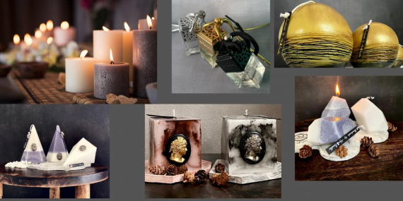 Lumânări decorative parfumate