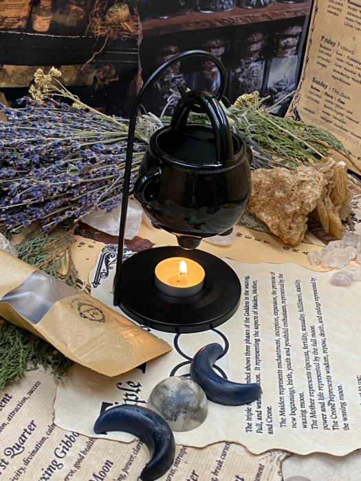 lampa aromaterapie,suport aromaterapie,ceaun,cazan,candela,ezoteric,myricandles [6]