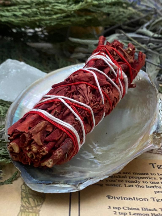 manunchi fumigatie sangele dragonului-dragon blood smudge-baton fumigatie-purificare salvie sange dragon-myricandles [4]