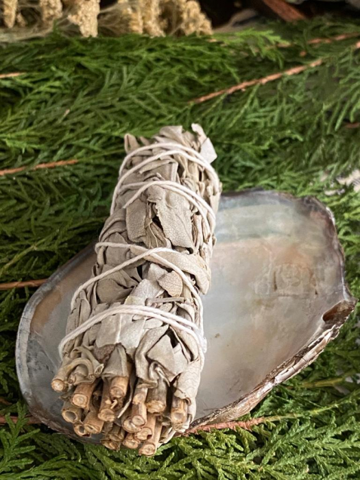 White Sage,salvie alba,baton fumigatie,salvie,purificare,reiki,tamaie,betisoare parfumate,myricandles [3]